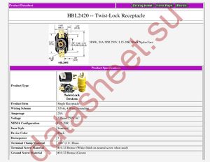 HBL2420 datasheet  